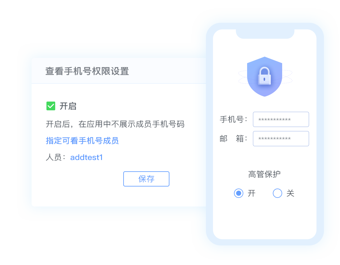 核心人员信息保护